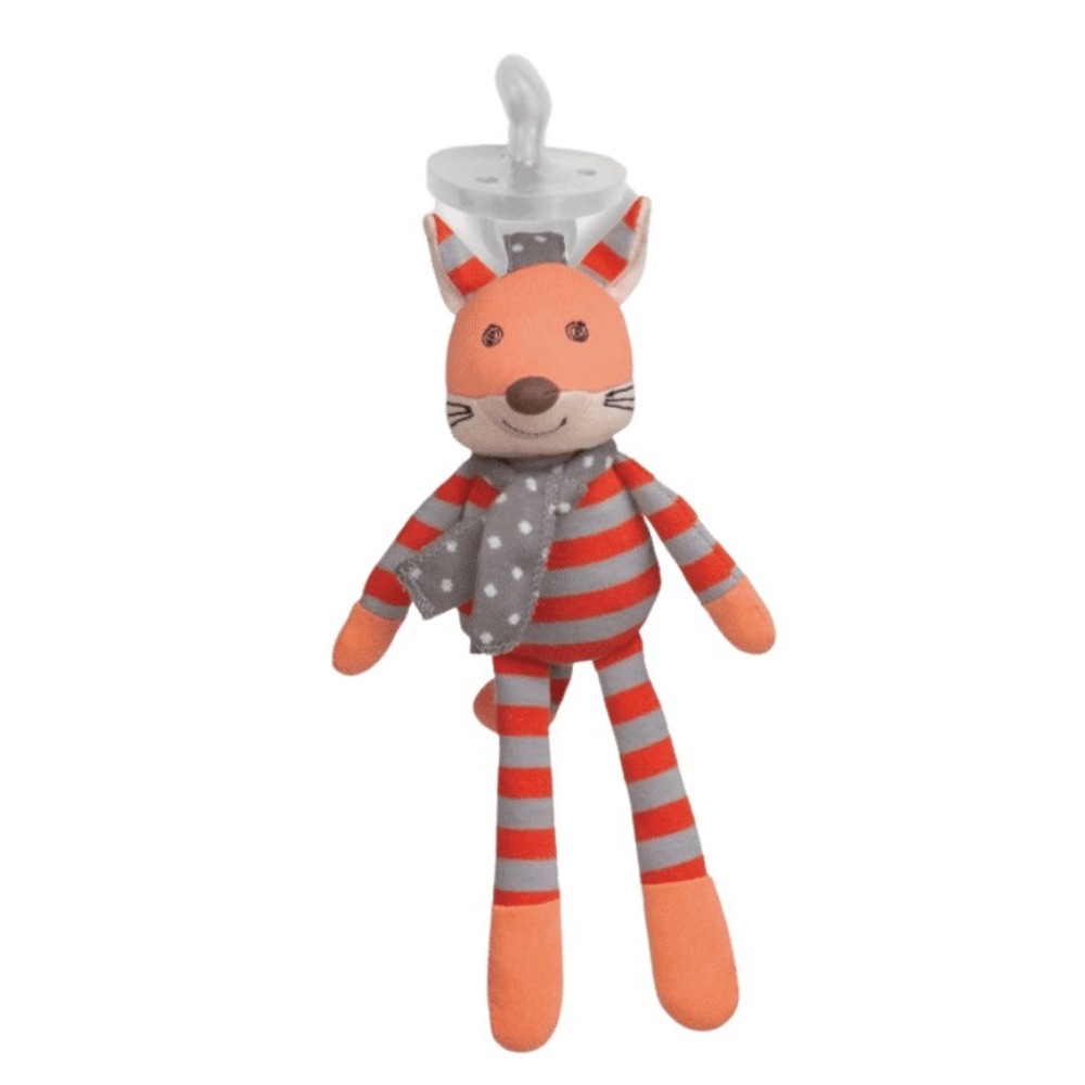 Apple‎ Park G.O.T.S. Certified Organic Pacifier Holder Frenchy Fox